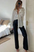 'Acacia' Sequin Long Sleeve Shirt - Celes Fashion